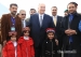 Mawlana Hazar Imam joins children for a group photograph at the Gilgit airport   2017-12-10